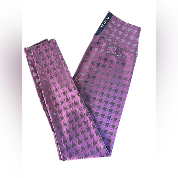 PELOTON Houndstooth Show Up Printed Leggings - Picture 2 of 7